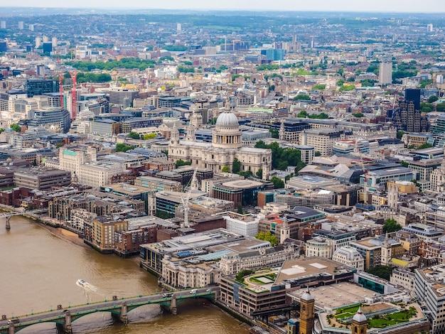 HDR Veduta aerea di Londra