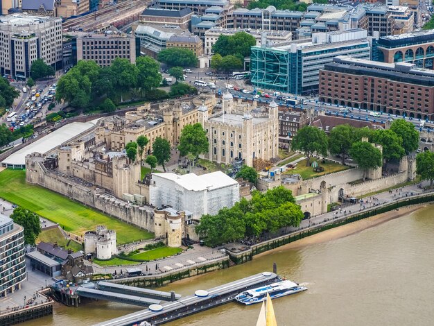 HDR Veduta aerea di Londra