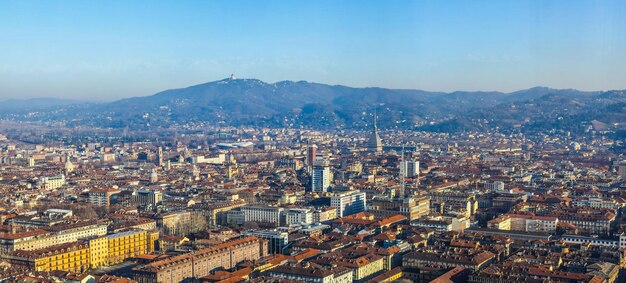 HDR Veduta aerea di Torino