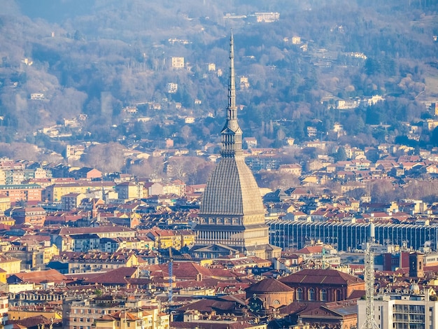 HDR Veduta aerea di Torino