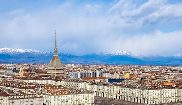 HDR Veduta aerea di Torino