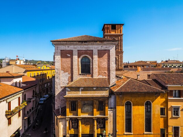 HDR Veduta aerea di Verona