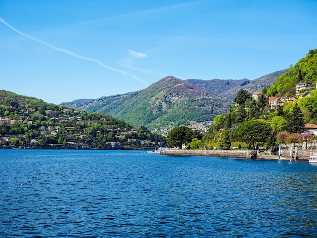 HDR Vista del Lago di Como