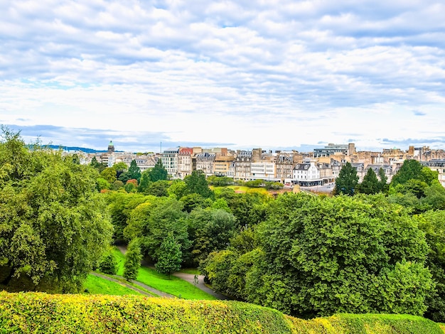 HDR Vista di Edimburgo