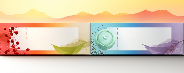 Photo health design banner template ai generated image