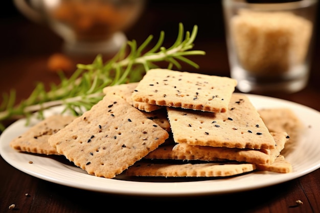 Healthy Snack Cracker Salati Integrali Alternativi per un Antipasto Leggero e Nutriente