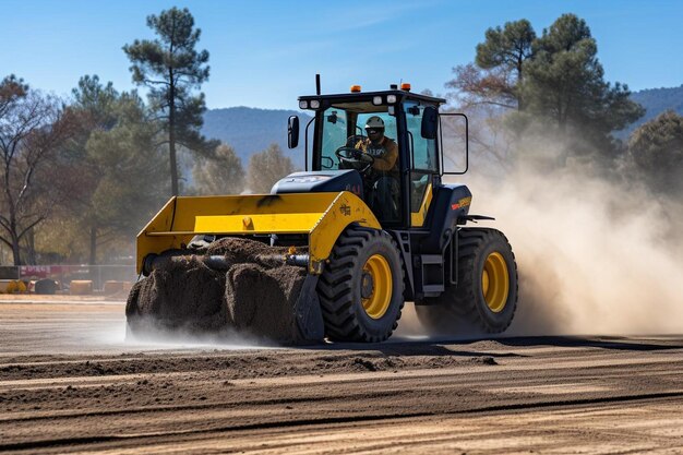 Heavyduty Roller Compactor Best Operating Roller immagine fotografica