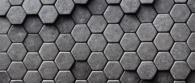 Hexagon concept design tecnologia astratta sfondo generativo ai