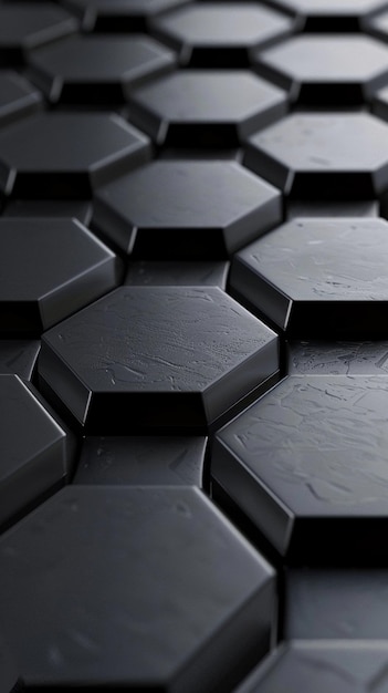 Hexagonal Grid geometric pattern using interconnected hexagons