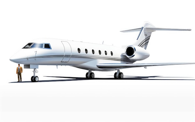 HighEnd G650 Aircraft su sfondo bianco