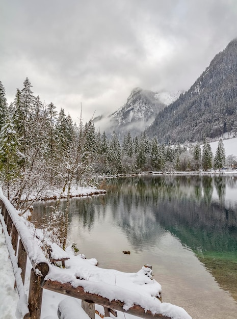 Hintersee in inverno