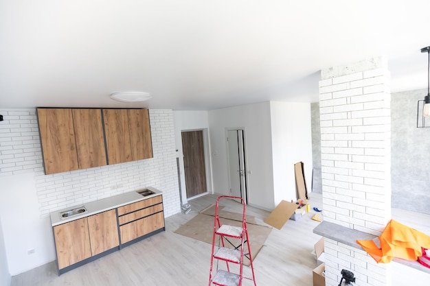 Home Improvement Kitchen Remodel view installato in una nuova cucina