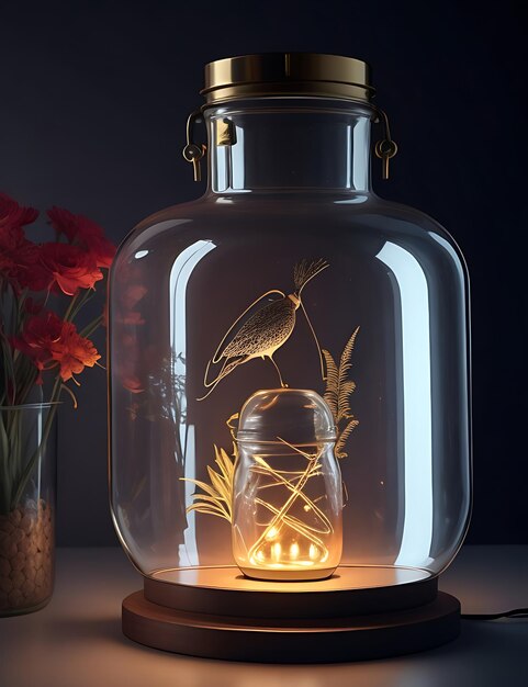 Home jar Lamp Idee di progettazione