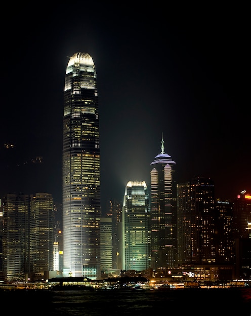 Hong Kong di notte