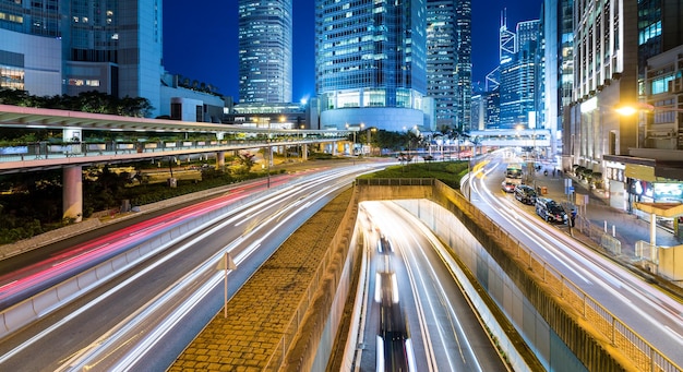 Hong Kong di notte