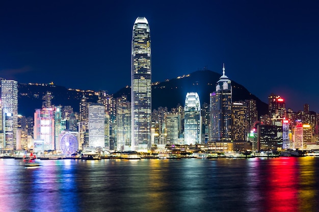 Hong Kong di notte