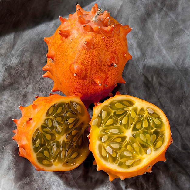 Horngurke, cetriolo cornuto Cucumis metuliferus, Kiwano