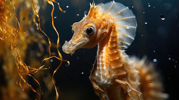 Horse Fish HD 8K sfondo di carta da parati Immagine fotografica