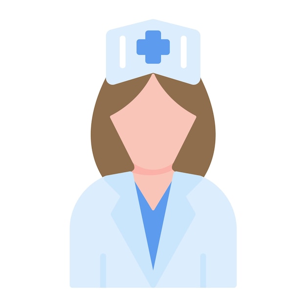 Hospital Location Flat Illustration