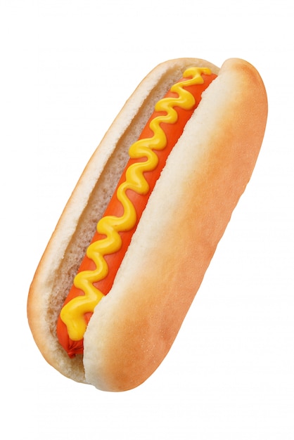 Hot dog isolato