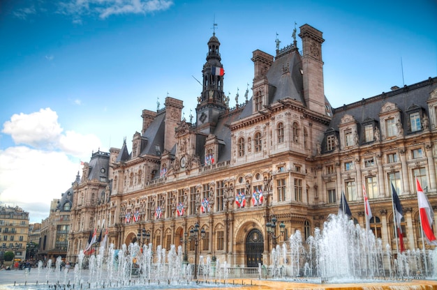 Hotel de Ville del municipio di Parigi