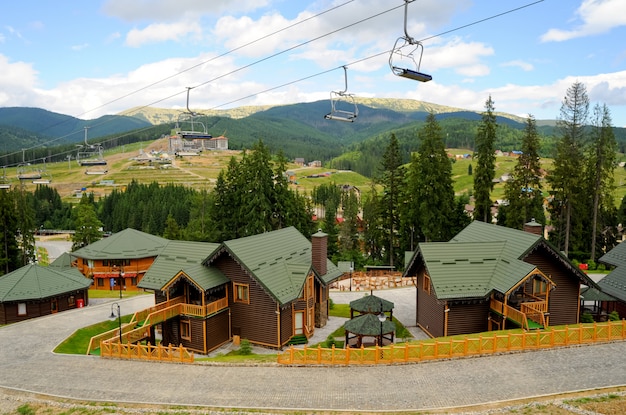 Hotel nella montagna ucraina