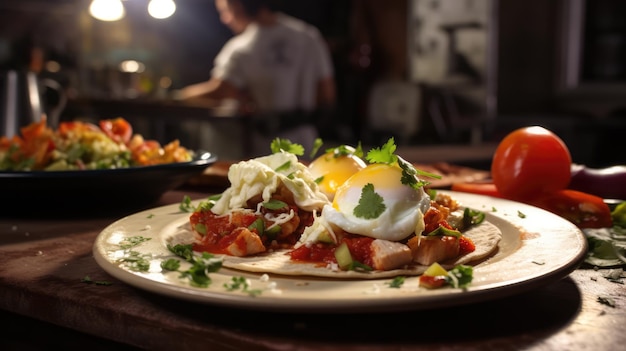 Huevos rancheros è un piatto di uova per la colazione