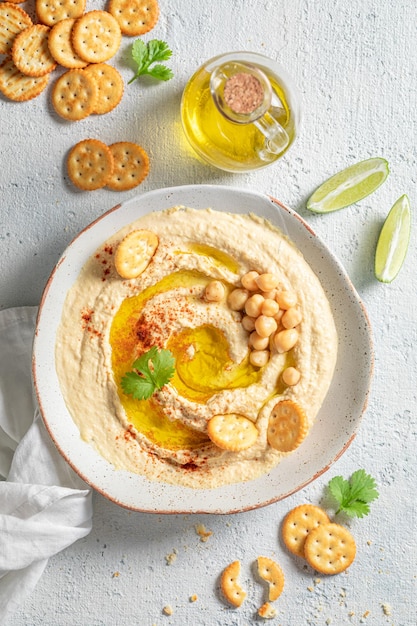 Hummus buonissimo e fresco come antipasto veloce