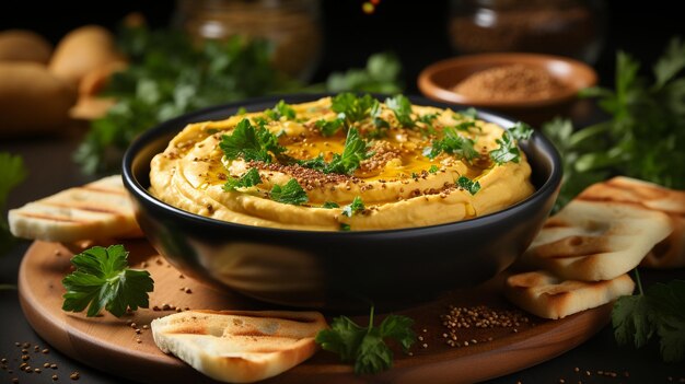 Hummus delizioso e salutare