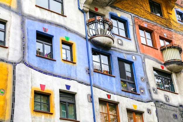 Hundertwasserhaus a Vienna Austria