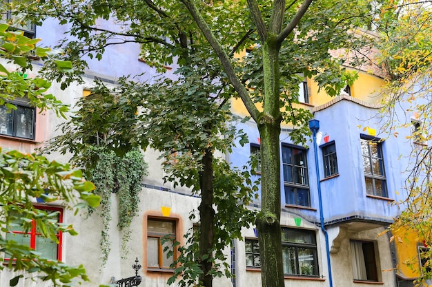 Hundertwasserhaus a Vienna Austria