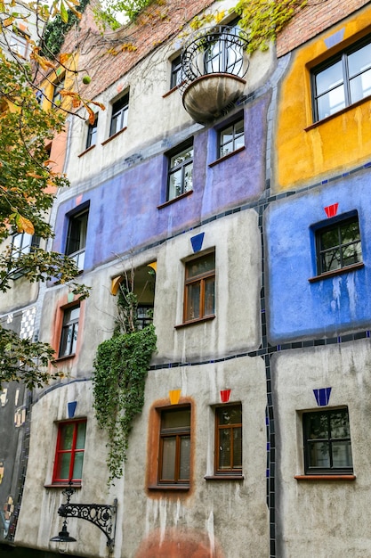 Hundertwasserhaus a Vienna Austria