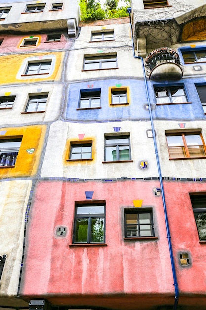 Hundertwasserhaus a Vienna Austria