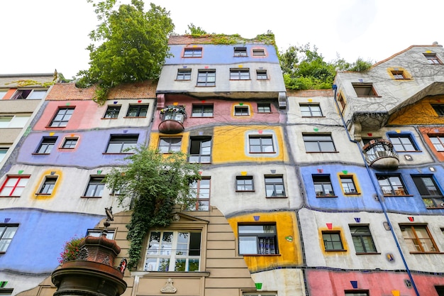 Hundertwasserhaus a Vienna Austria