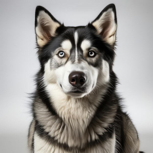 Husky siberiano bicromatico