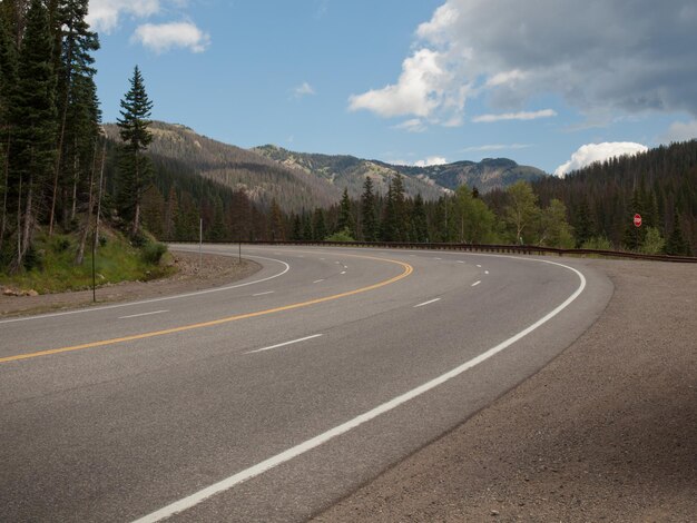 HWY 160 a Pagosa Springs, Colorado.