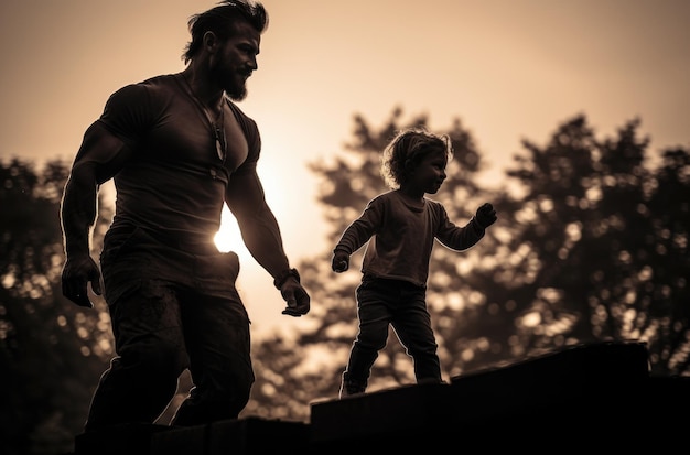 I bambini amano lo sport Uno stile di vita attivo è la chiave per la salute Uno stile di vita sano fin dalla tenera età un bambino attivo L'attività fisica esercita un corpo forte