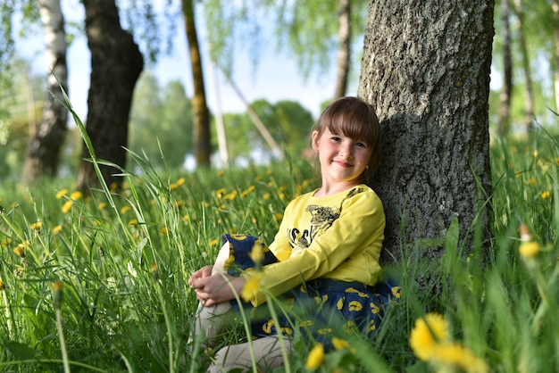 I bambini giocano nel parco