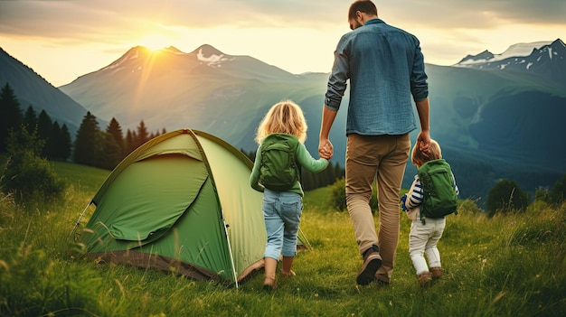 I bambini si meravigliano delle meraviglie della natura le risate risuonano