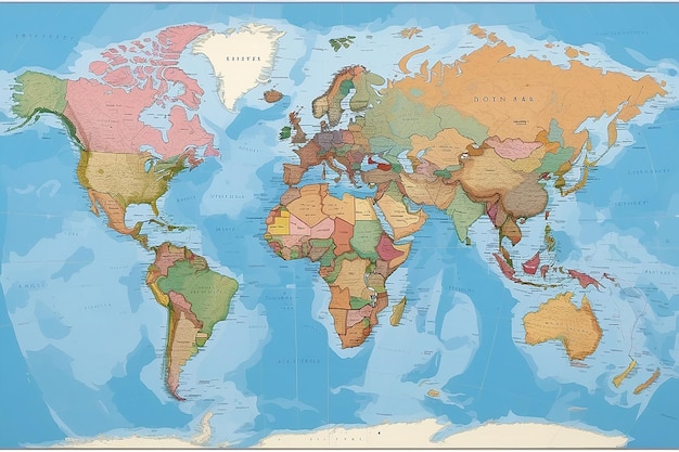 I beni immobili sulla mappa del mondo