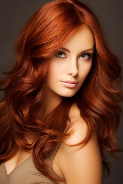 I capelli rossi sono il nuovo colore dei capelli per i capelli rossi