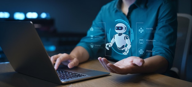 I chatbot digitali sono assistenti di conversazione per fornire accesso ai dati di crescita degli affari in online n