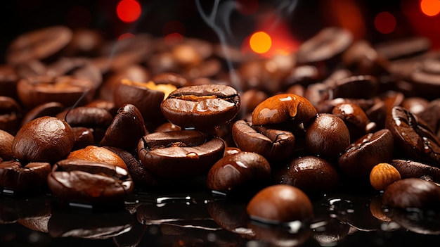 I chicchi di caffè sono una comune fonte di vitamina C
