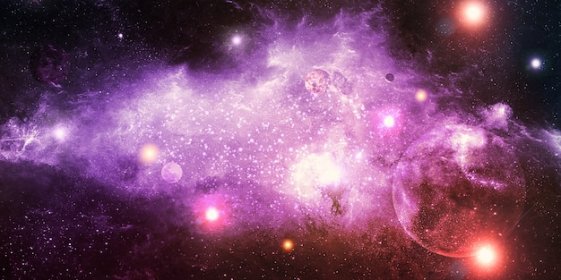 I colori delle nebulose Innumerevoli stelle Fantasy universo astratto