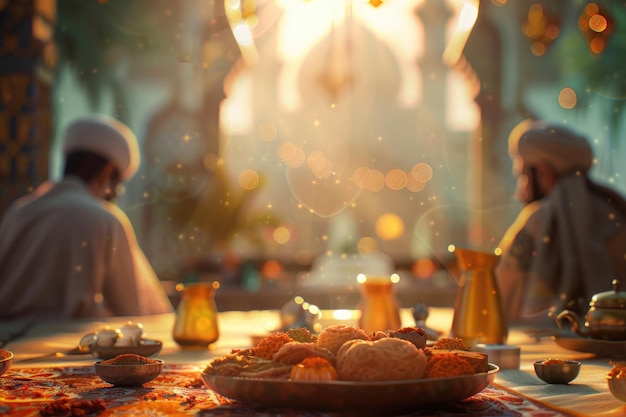 I concetti islamici dell'Eid Ramadan e del dare ai poveri