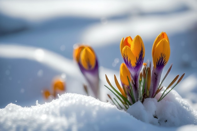 I crochi nella neve chiudono la generazione AI