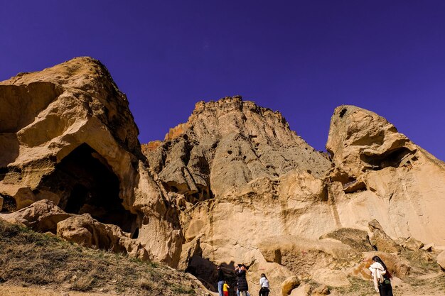 I dettagli della grotta del Monastero di Selime in Cappadocia