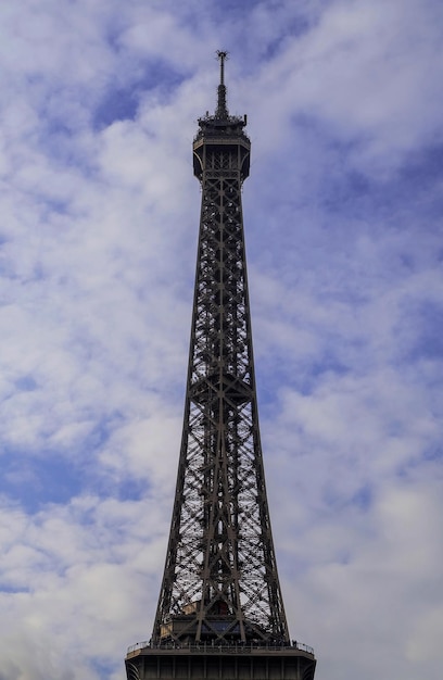 I dettagli della Torre Eiffel Parigi settembre 2017