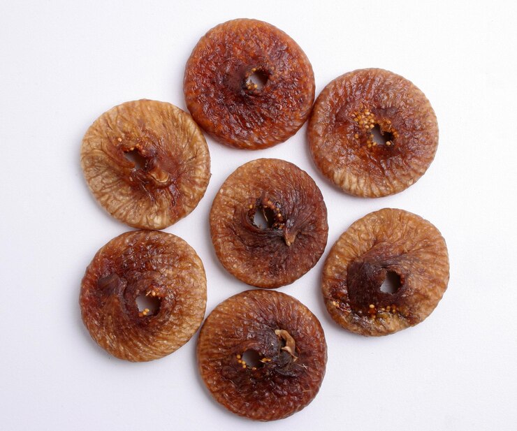 I fichi secchi o il frutto di Anjeer dall'India sono un alimento nutrizionale sano