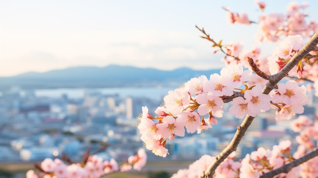 I fiori di sakura fioriscono